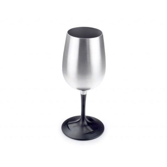 GLACIER STAINLESS NESTING WINE GLASS O/S