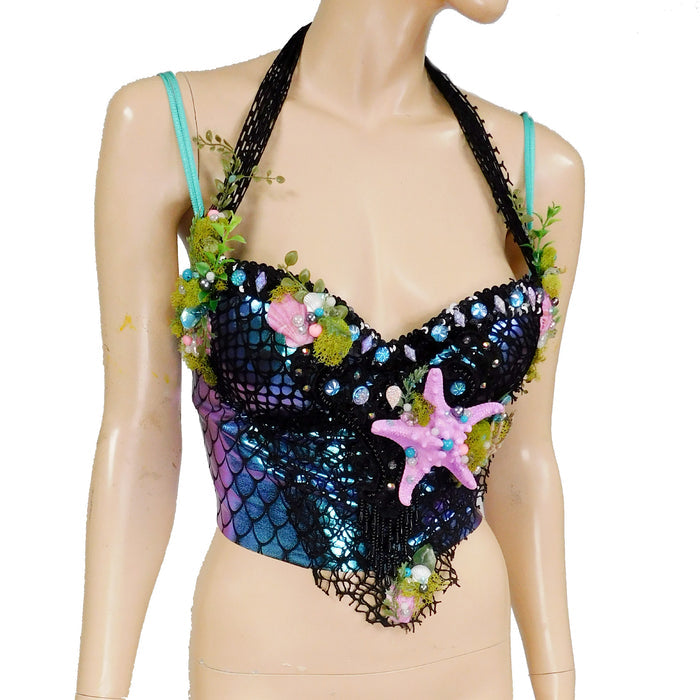 Glow in the Dark Under the Sea Mermaid Bra