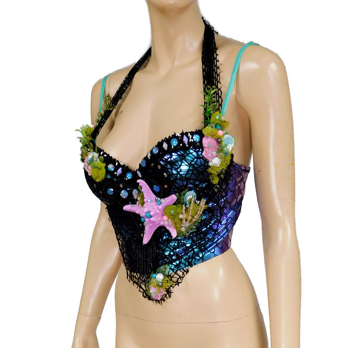 Glow in the Dark Under the Sea Mermaid Bra