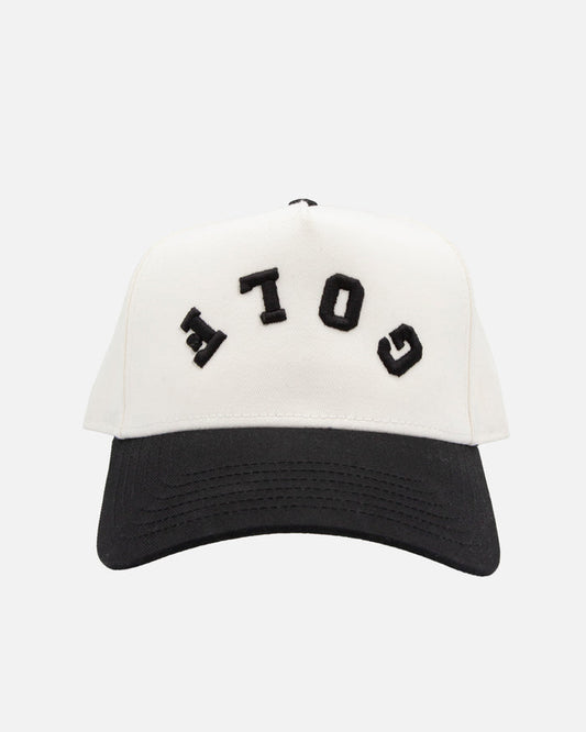 Golf Invert Fade Hat Natural Black