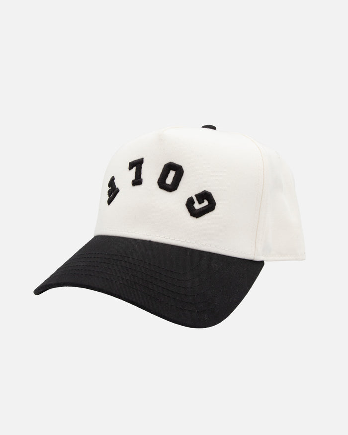 Golf Invert Fade Hat Natural Black 4