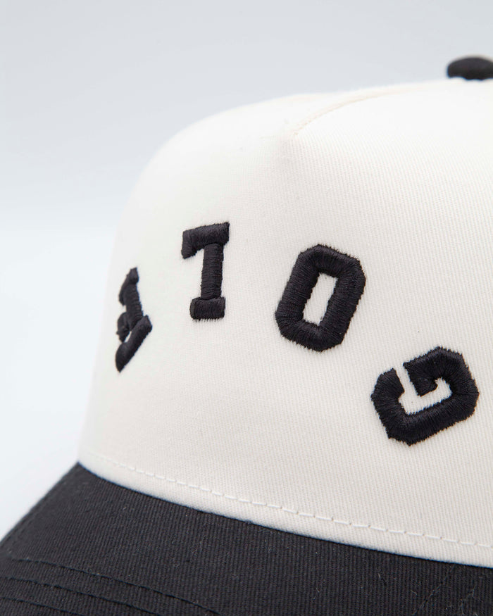 Golf Invert Fade Hat Natural Black 5