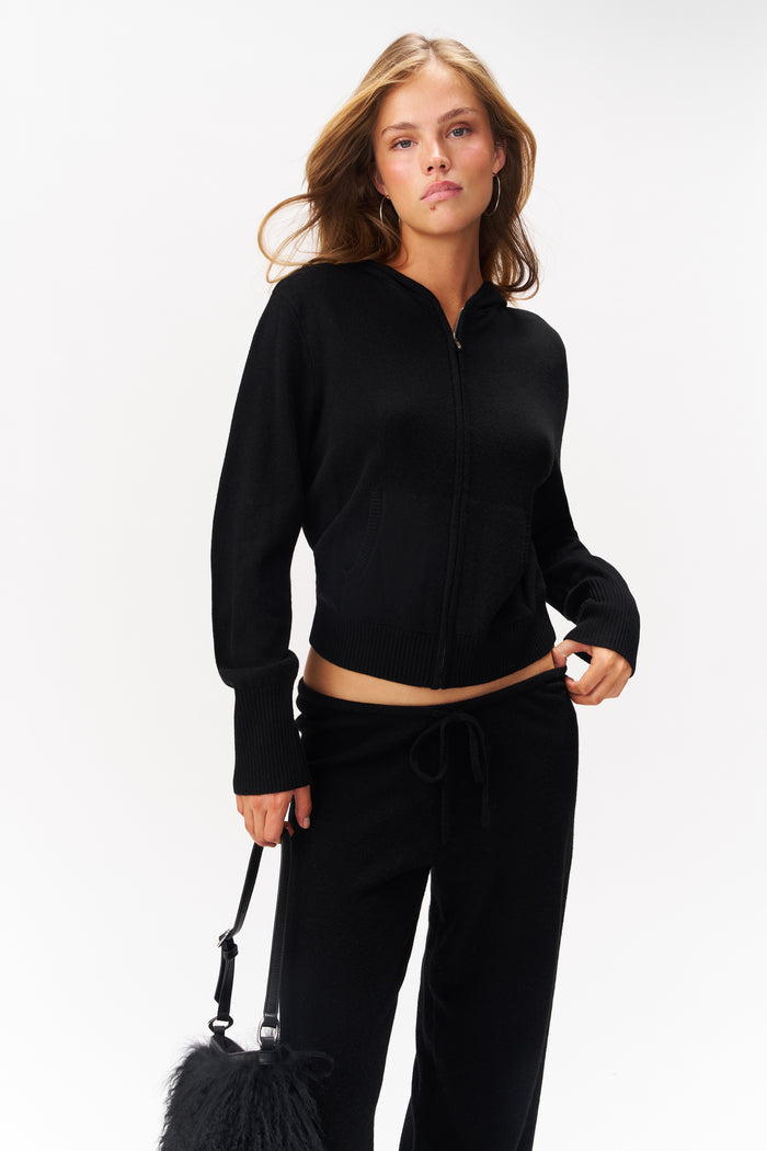 GRACE CASHMERE PANT IN BLACK