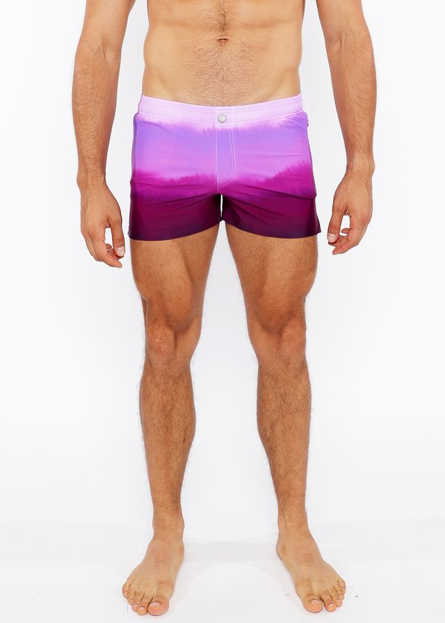 GRADIENT PRINTED SWIM SHORT