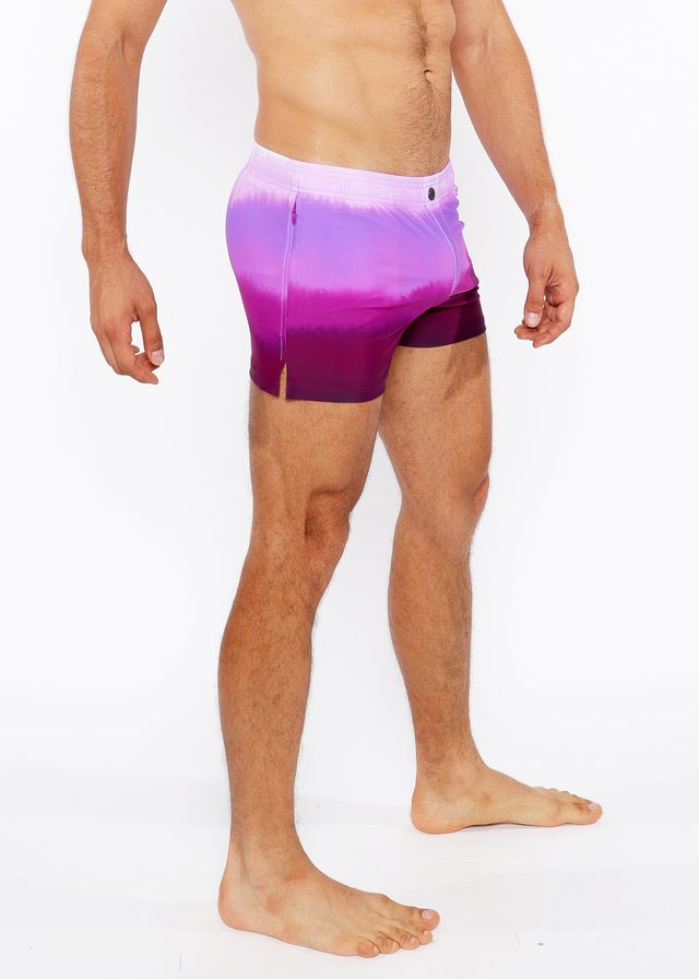 GRADIENT PRINTED SWIM SHORT