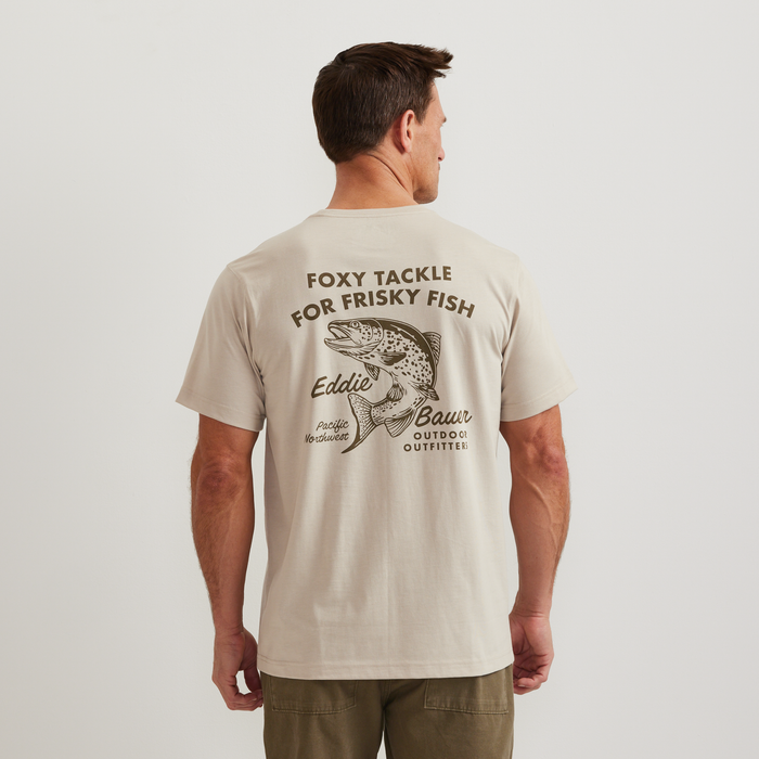 Graphic T-Shirt - Fish Club-Pumice-Regular-F1