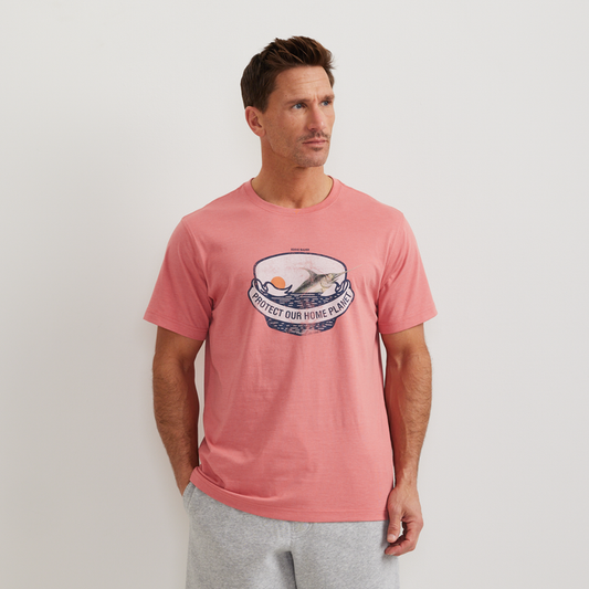 Graphic T-Shirt - Protect The Planet-Tangelo-Regular-C1