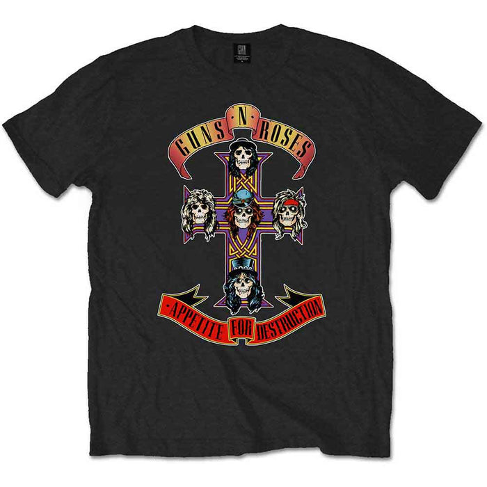 GUNS N ROSES - APPETITE FOR DESTRUCTION - T-Shirt Black
