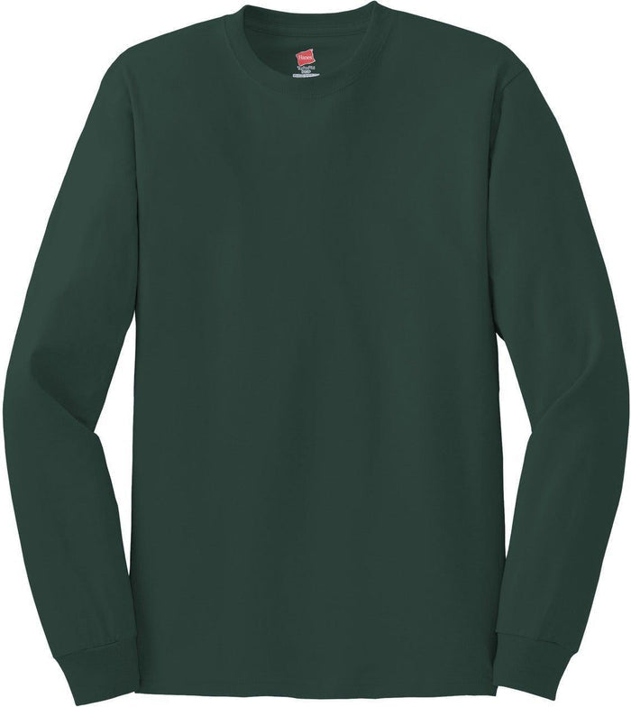 Hanes Authentic 100% Cotton Long Sleeve T-Shirt