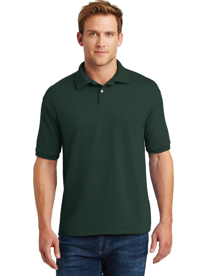 no-logo Hanes EcoSmart 5.2-Ounce Jersey Knit Sport Shirt-Regular-Hanes-Thread Logic