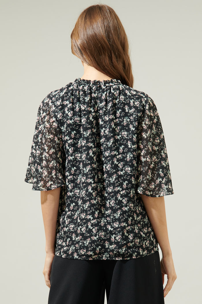 Harlene Floral Smocked Blouse