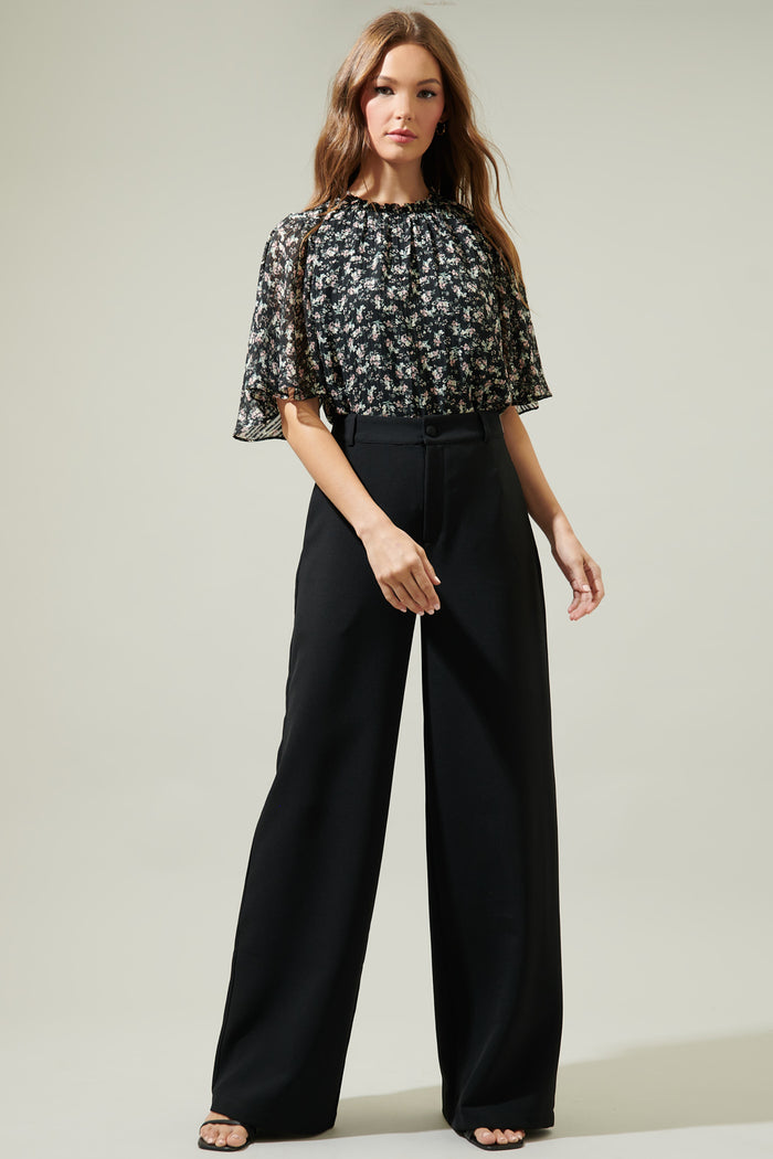 Harlene Floral Smocked Blouse