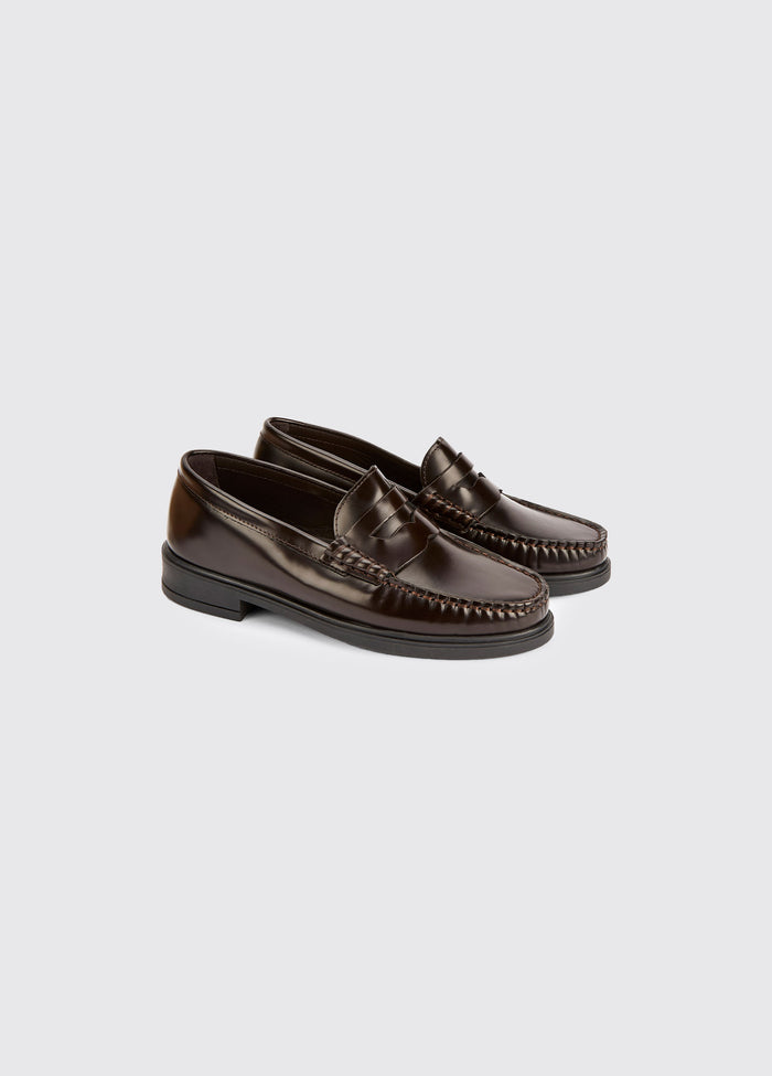 Harvard Ladies Casual Loafer- Mahogany