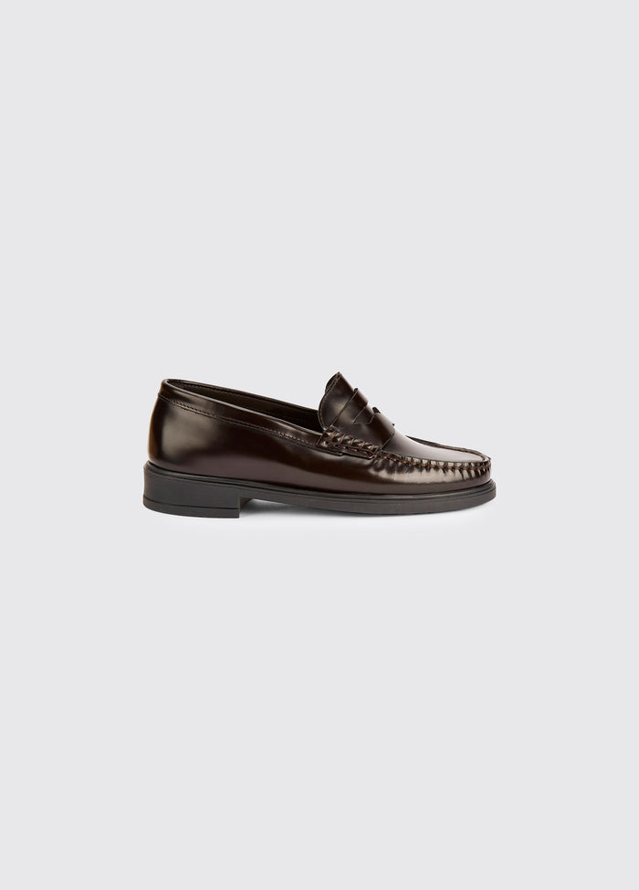 Harvard Ladies Casual Loafer- Mahogany