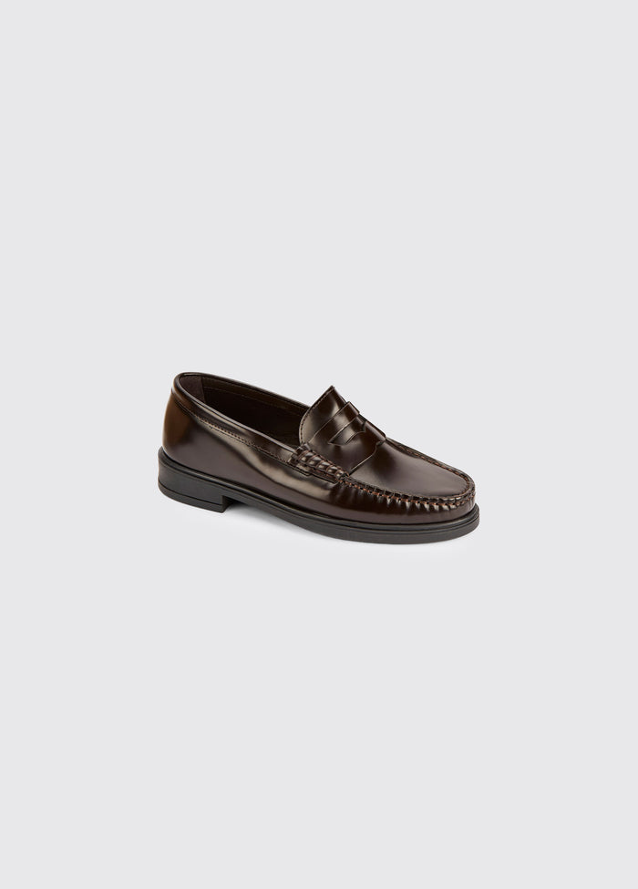 Harvard Ladies Casual Loafer- Mahogany