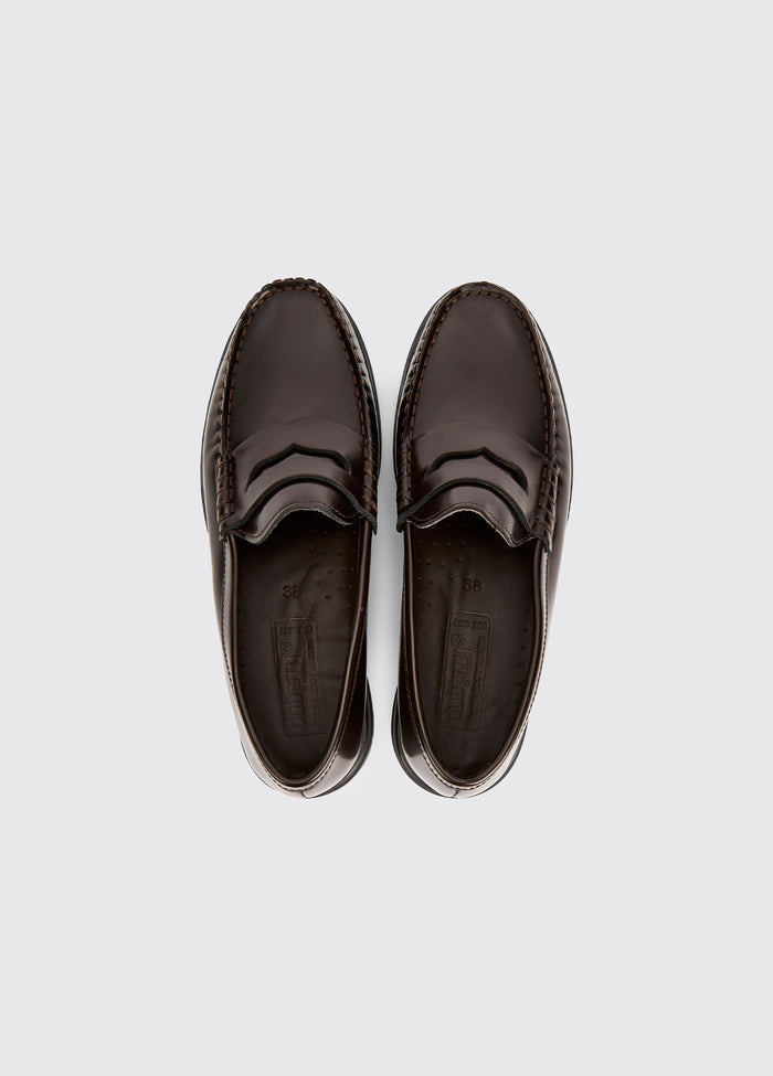 Harvard Ladies Casual Loafer- Mahogany