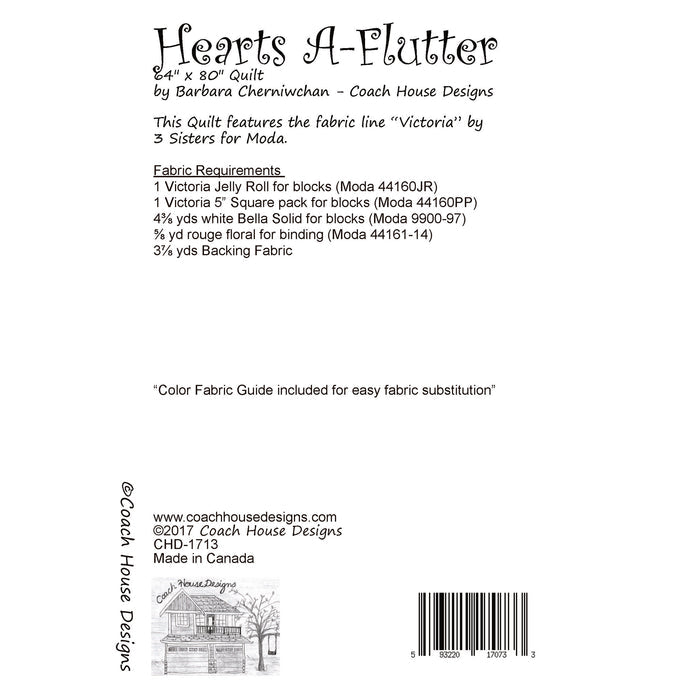 Hearts A-Flutter Downloadable PDF Quilt Pattern