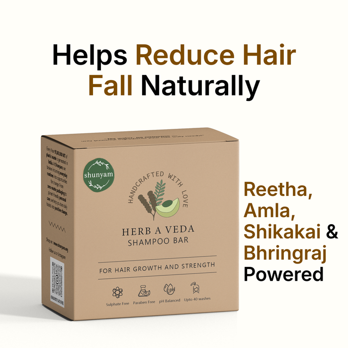 Herb-a-Veda Shampoo Bar for Hair Growth and Strength