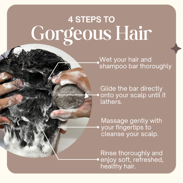 Herb-a-Veda Shampoo Bar for Hair Growth and Strength