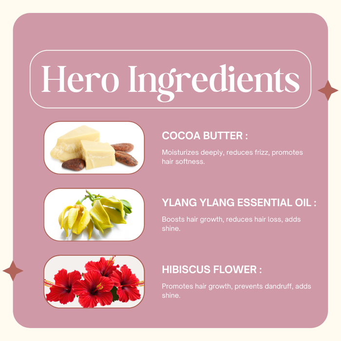 Hibiscus Punch Shampoo Bar for Dry and Frizzy Hair