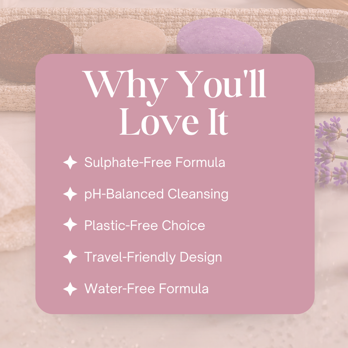 Hibiscus Punch Shampoo Bar for Dry and Frizzy Hair