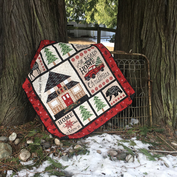 Home for Christmas Downloadable PDF Quilt Pattern