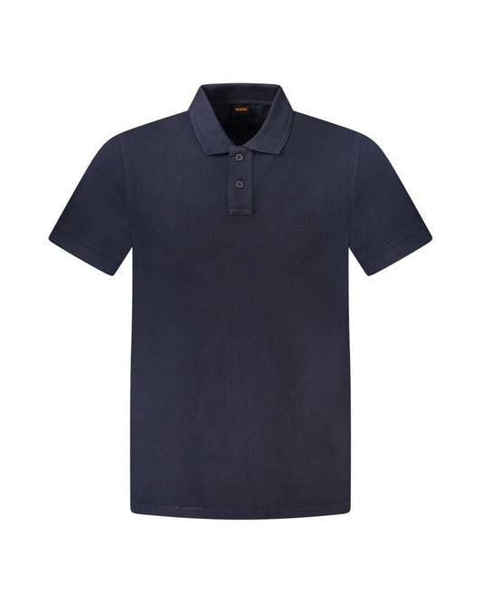 Hugo Boss Blu Cotone Uomo Polo