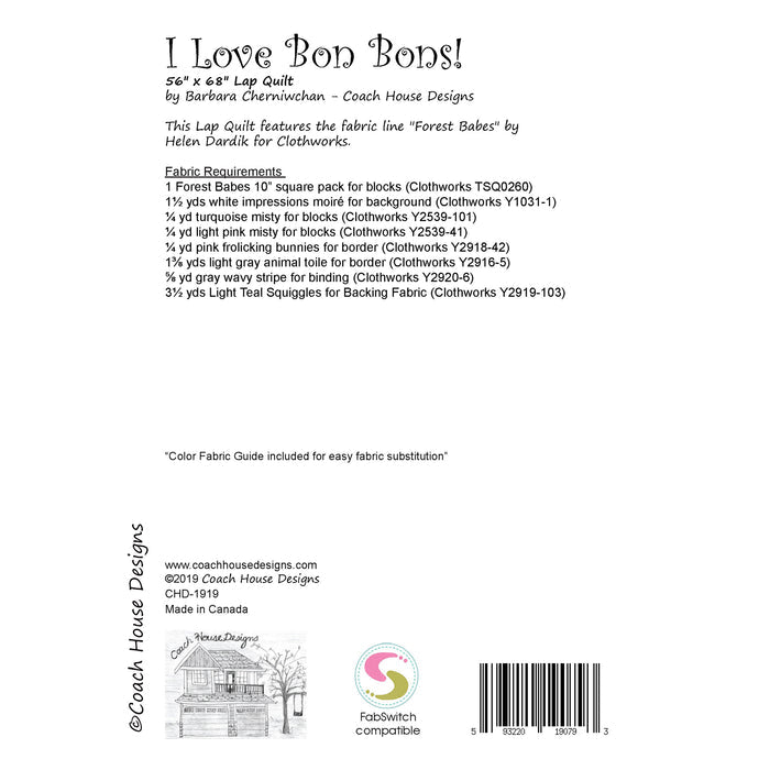 I Love Bon Bons Quilt Pattern