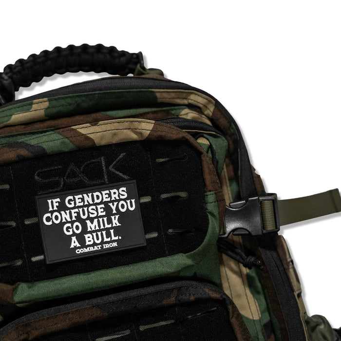 If Genders Confuse You, Go Milk a Bull  PVC Patch