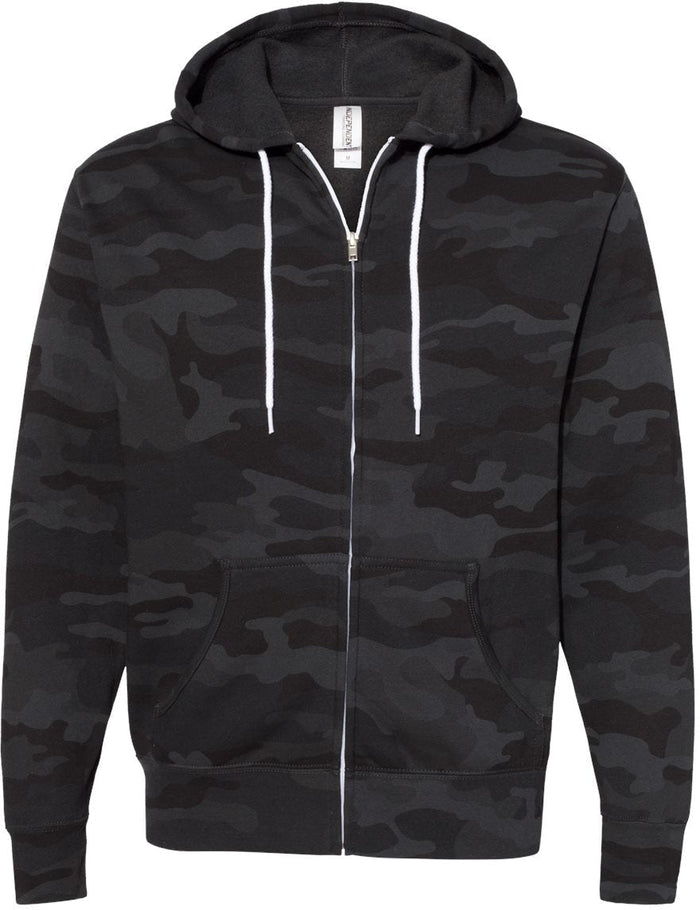 Independent Trading Co. Lightweight Full-Zip Hooded Sweatshirt