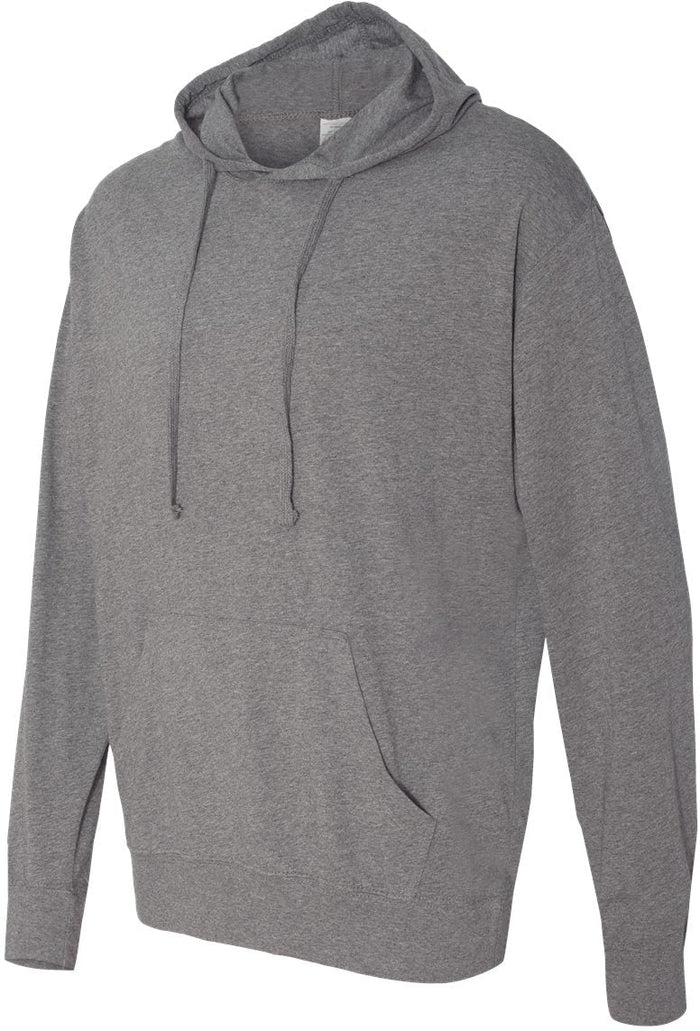 no-logo Independent Trading Co. Lightweight Hooded Pullover T-Shirt -Men's T Shirts-Independent Trading Co.-Thread Logic