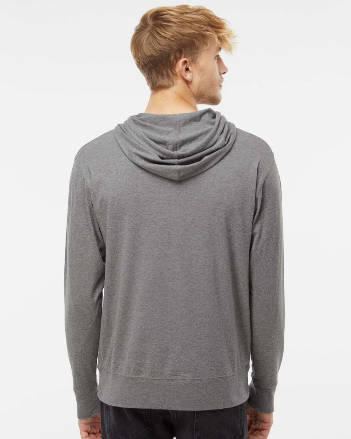 no-logo Independent Trading Co. Lightweight Hooded Pullover T-Shirt -Men's T Shirts-Independent Trading Co.-Thread Logic