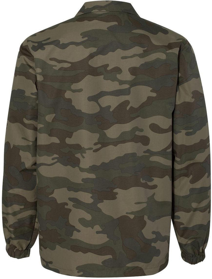 no-logo Independent Trading Co. Water-Resistant Windbreaker Coach’s Jacket-Men's Jackets-Independent Trading Co.-Thread Logic