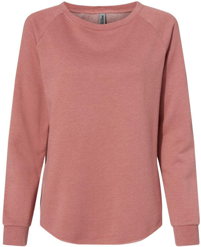 Independent Trading Co. Women's California Wave Wash Crewneck Sweatshirt