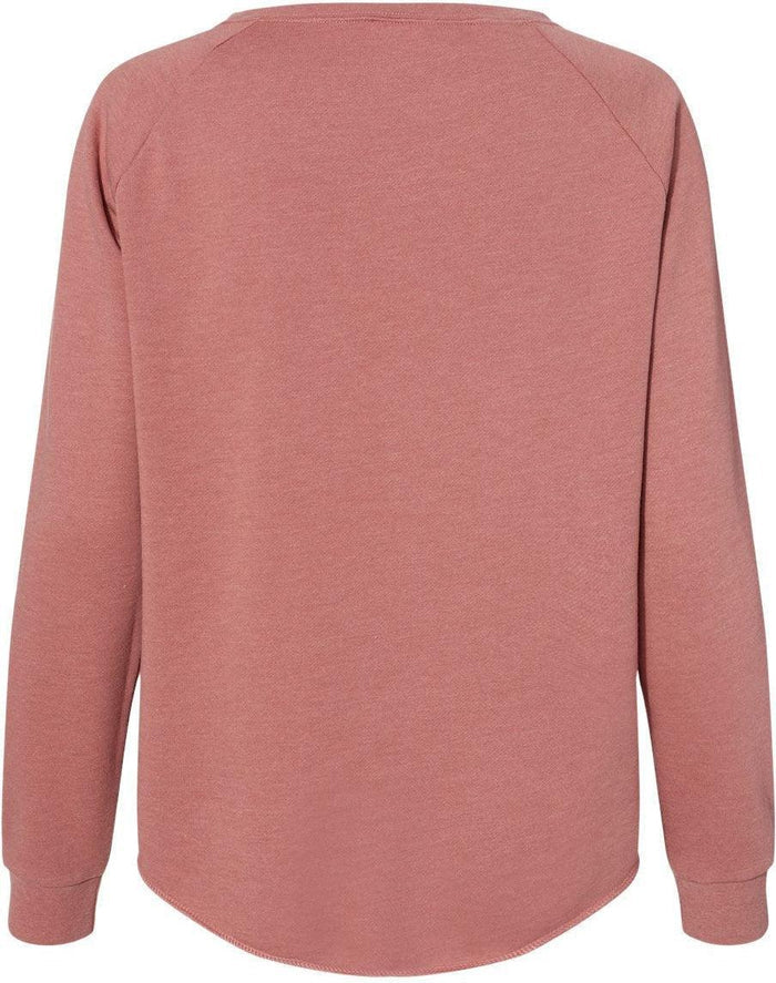 no-logo Independent Trading Co. Ladies California Wave Wash Crewneck Sweatshirt-Ladies Layering-Independent Trading Co.-Thread Logic