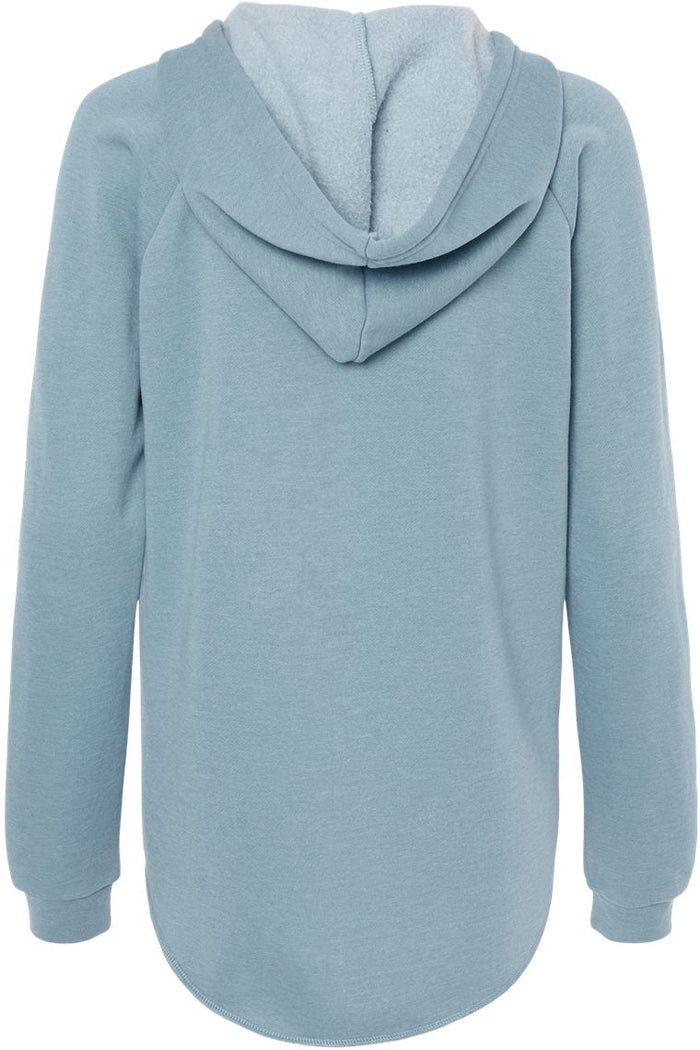 no-logo Independent Trading Co. Ladies Lightweight California Wave Wash Hooded Sweatshirt-Ladies Layering-Independent Trading Co.-Thread Logic