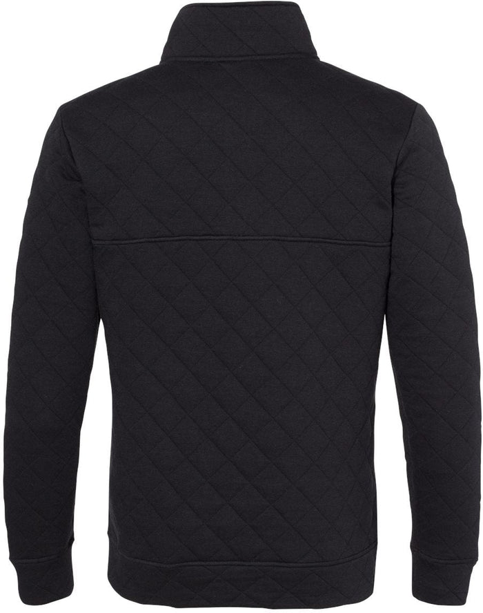 no-logo J America Quilted Snap Pullover-Men's Layering-J. America-Thread Logic