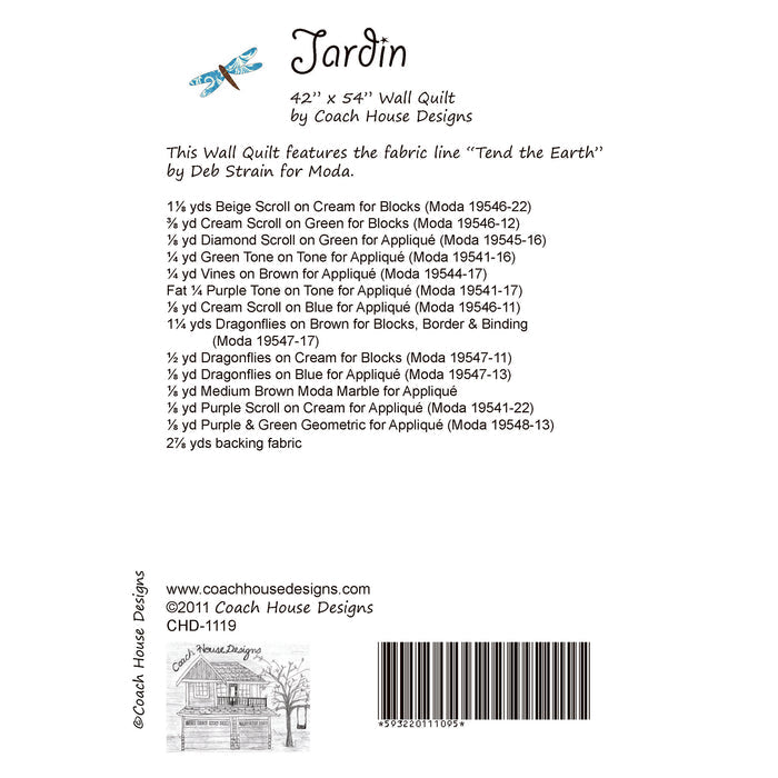 Jardin Downloadable PDF Quilt Pattern