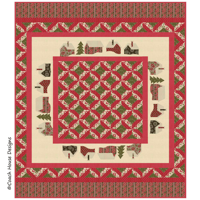 Joyeux Noel Downloadable PDF Quilt Pattern