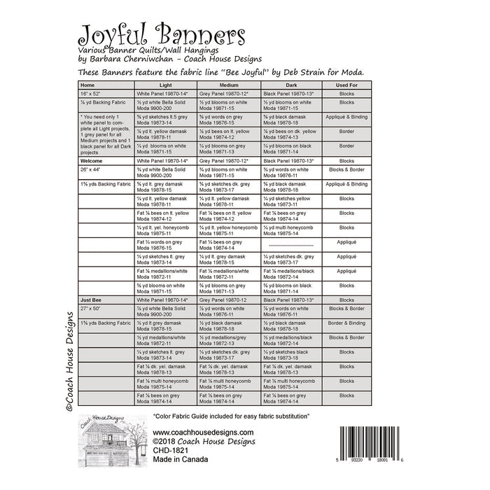 Joyful Banners Downloadable PDF Quilt Pattern