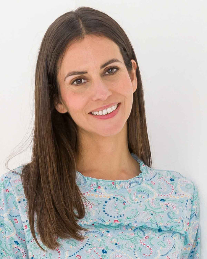 Kayla Patterned Short Sleeve Cotton Nightdress - Image 2 - The Classic Boutique