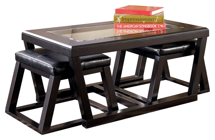 Kelton T592-1 Espresso Cocktail TBL w2 Stools 3CN