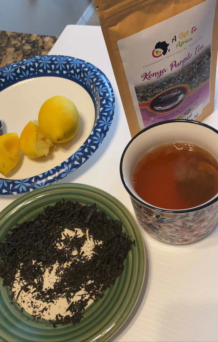 Kenya Purple Tea with Ginger & Hibiscus - Loose Leaf