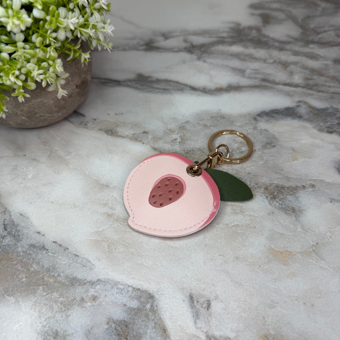 Keychain - Faux Leather Fruit