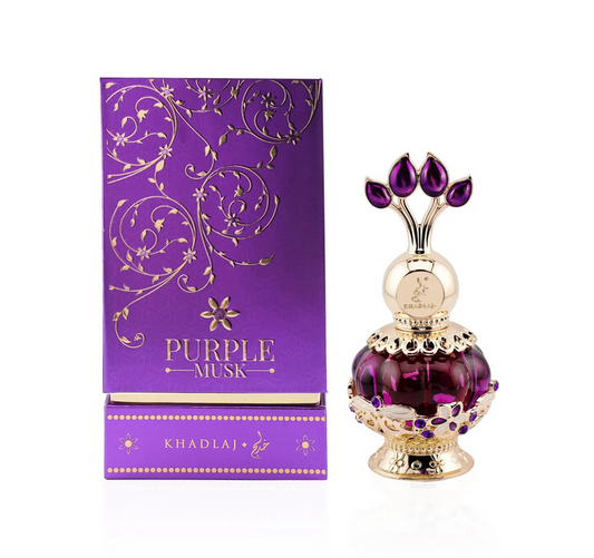 Khadlaj Purple Musk Concentrated Attar - 20ml