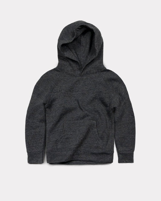 Kids Black Essentials Collection Vintage Youth Hoodie