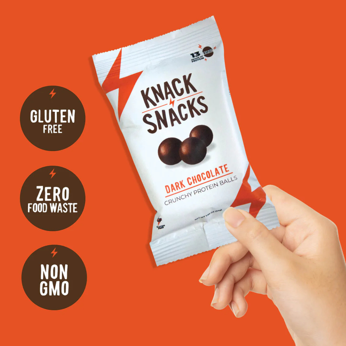 Knack Snacks Dark Chocolate Protein Balls 34g