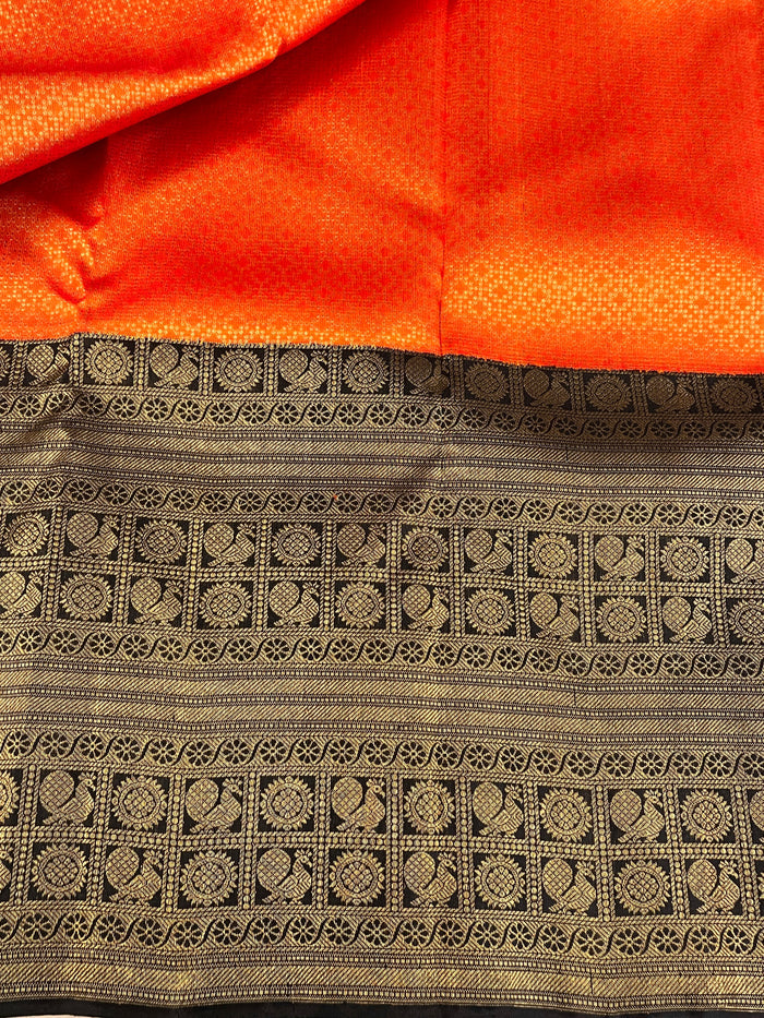 Korvai brocade kanchi silk fabric