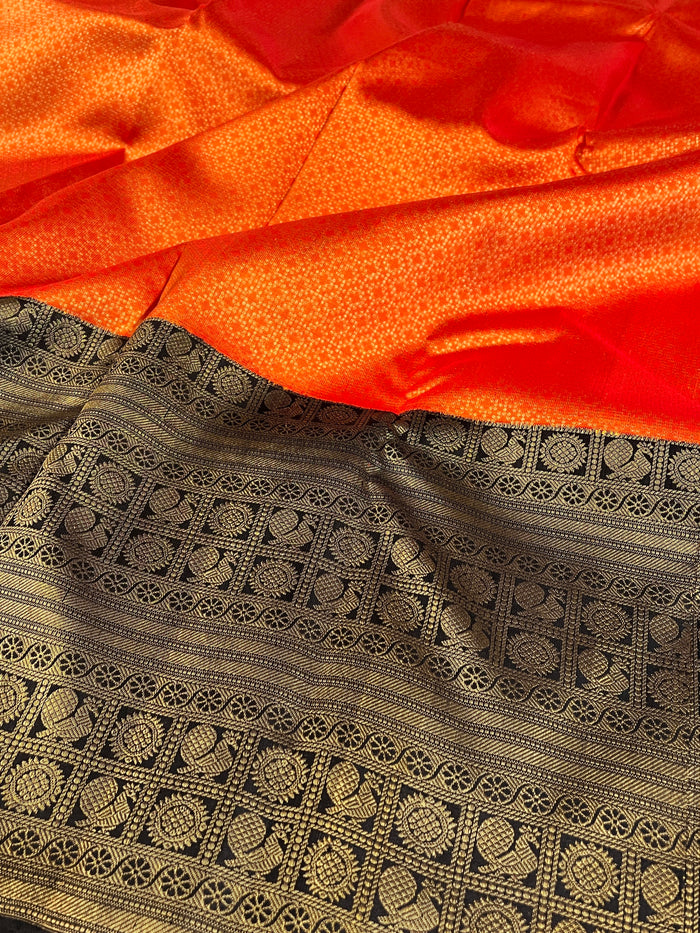 Korvai brocade kanchi silk fabric