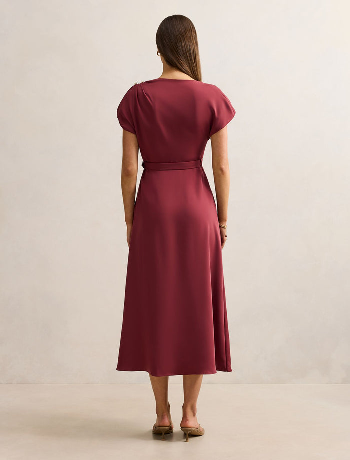 Kylee Button Neck Dress Forever New